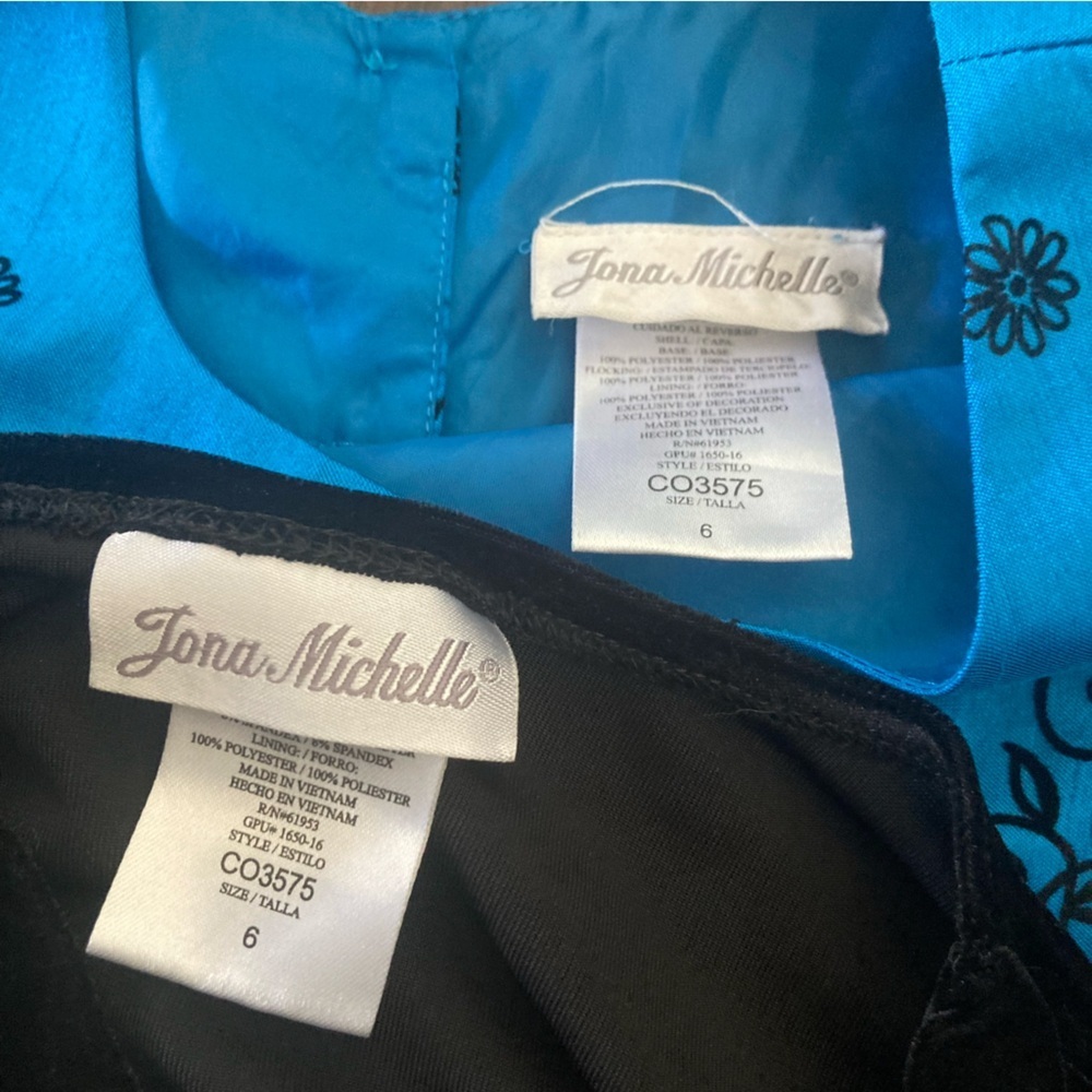 Sz 6 Jona Michelle Formal Dress & Shrug NWOT - Picture 9 of 9